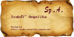 Szabó Angelika névjegykártya
